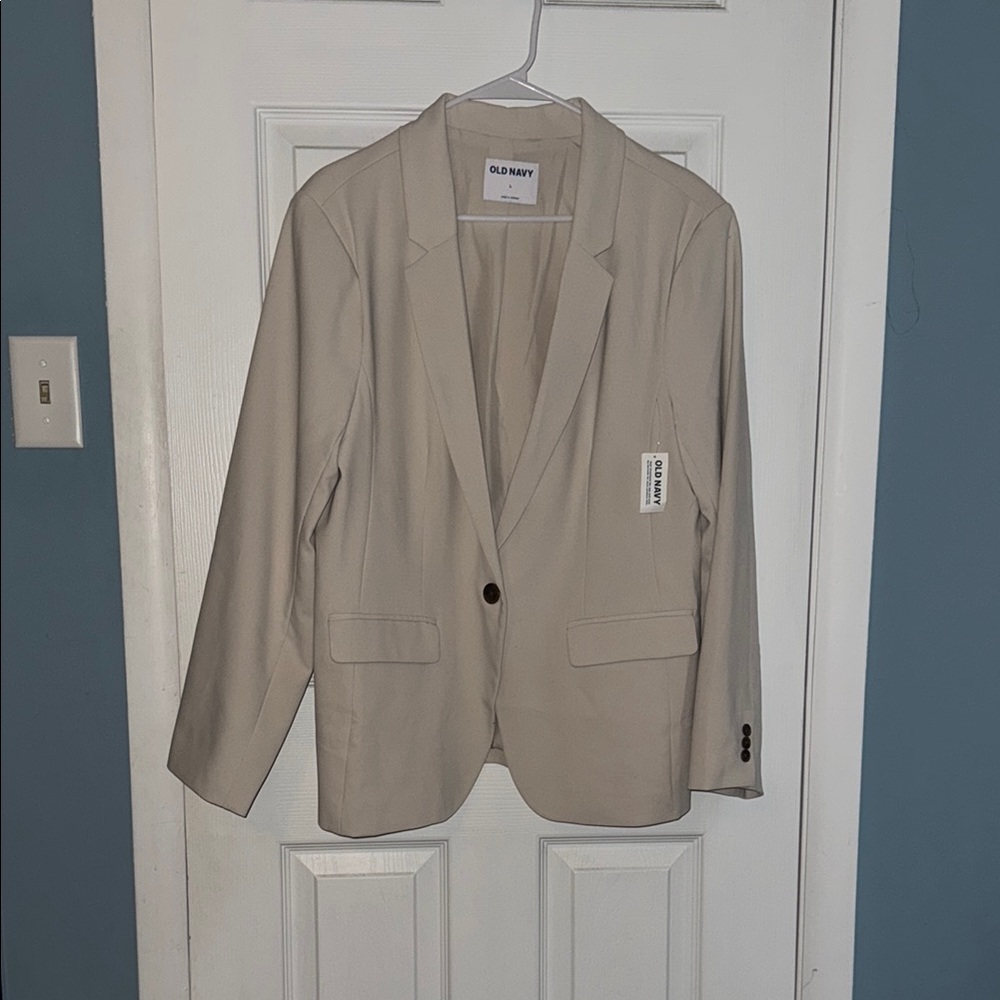 Old Navy Women's Cream Blazer
